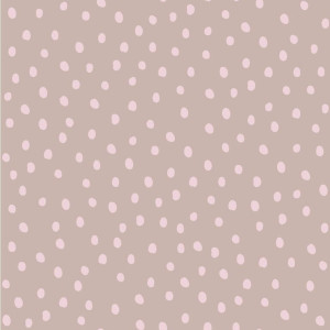 Tapeta Simple irregular dots powder pink cappucino