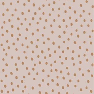 Tapeta Simple irregular dots powder pink cinnamon