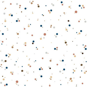 Tapeta Simple dots minimini cinnamon blue