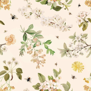 Tapeta Lovely Bee Orchard