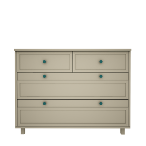 Wood Luck Komoda 3 - szufladowa Vintage Eukaliptus