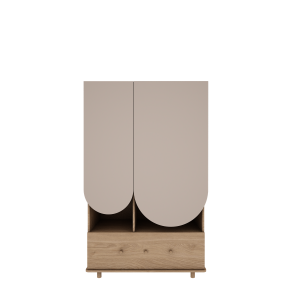 Wood Luck Mała szafa 2 - drzwiowa Bloom