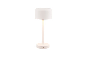 Lampka biurkowa Jeff biała zintegrowany LED
