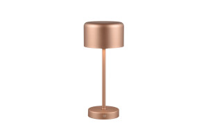 Lampka biurkowa Jeff miedziana zintegrowany LED