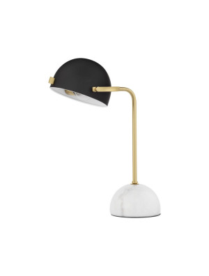 Elegancka lampa biurkowa Abaloma