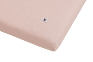 Bellamy dusty pink lniane prześcieradło 40x90 / 90x40