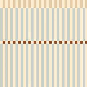 Tapeta Stripes Nostalgia Beżowa Niebieska Vintage