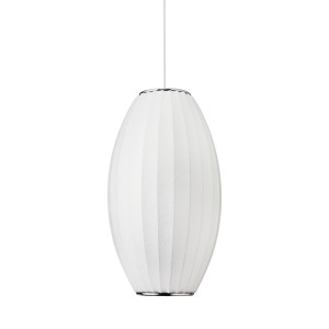 Lampa wisząca SILK BARREL biała 50