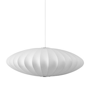 Lampa wisząca SILK FLAT biała 50