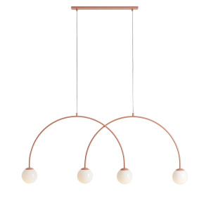 LAMPA WISZĄCA UNA 4 CORAL L