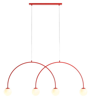 LAMPA WISZĄCA UNA 4 RED CHILLI L