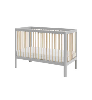 Pinio Pure łóżeczko 120x60 szare