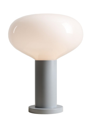 LAMPKA BIURKOWA FLO SZARA M