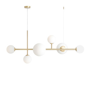 Lampa wisząca DIONE 6 mosiądz