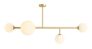 Lampa wisząca DIONE 4 mosiądz