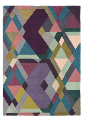 Kolorowy dywan geometryczny Ted Baker Mosaic Light Purple