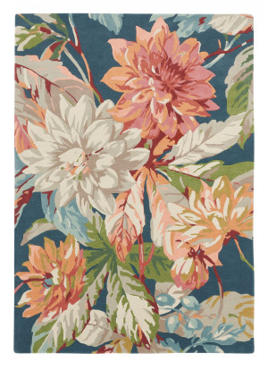 Kolorowy dywan dziecięcy Sanderson Dhalia Rosehip Teal