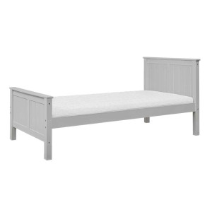 Inmondo Collet Łóżko do pokoju dziecięcego Szczeblinka frezowane 90x200 szare