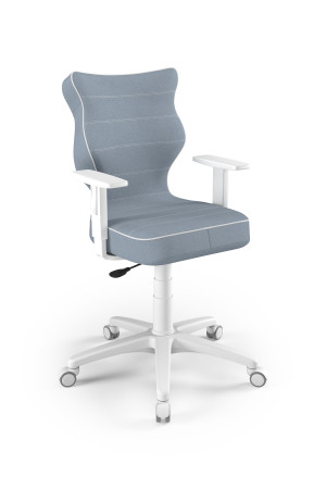 Entelo Ergonomiczne krzesło biurkowe dla dzieci Duo niebieskie