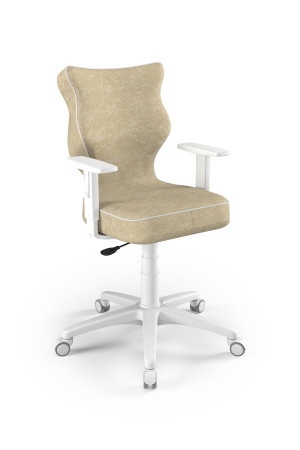 Entelo Ergonomiczne krzesło biurkowe dla dzieci Duo beżowe