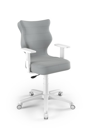 Entelo Ergonomiczne krzesło biurkowe dla dzieci Duo szary Velvet