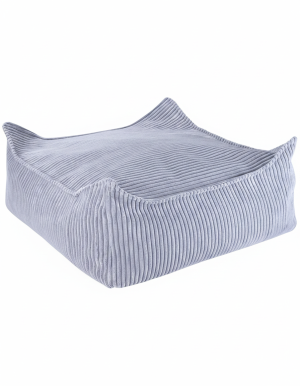 Wigiwama Dziecięca kwadratowa pufa Blueberry Blue