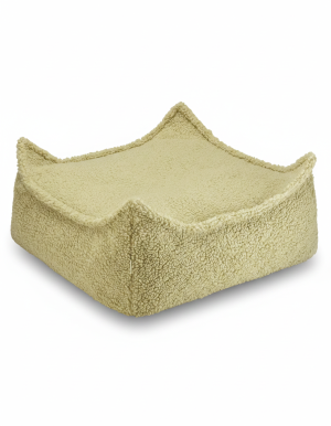 Wigiwama Dziecięca kwadratowa pufa Matcha