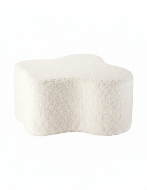 Wigiwama Dziecięca pufa Cloud Cream White