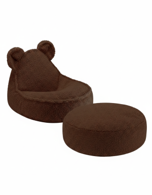 Wigiwama Dziecięcy zestaw wypoczynkowy Bear Warm Hazel