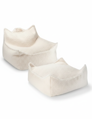 Wigiwama Dziecięcy zestaw wypoczynkowy Cream White