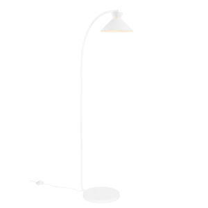 Lampa podłogowa Dial biała