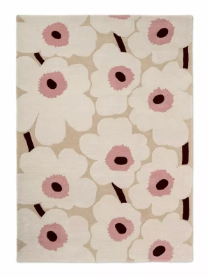Dywan Wełniany - Unikko Beige Pink