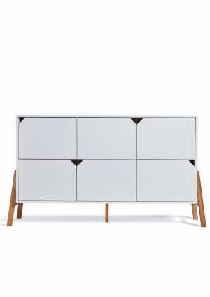 Bellamy Lotta Komoda 6-szufladowa biały