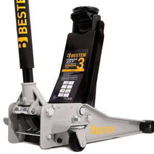 Podnośnik hydrauliczny niskoprofilowy 3T 85–520 mm Quick-Lift BESTEN BE-2544 – lewarek