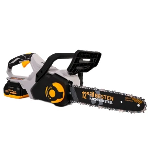 Piła łańcuchowa akumulatorowa 12″ bezszczotkowa zestaw XXL 2×4.0 Ah BESTEN BE-2893