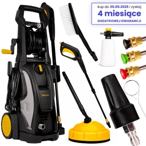 Myjka ciśnieniowa 3200W 225 bar + 350 bar turbo, pompa mosiężna, zestaw PRO BESTEN BE-2883
