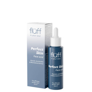 Fluff - Perfect Skin - Acid scrub - smoothing face scrub with glycolic acid & BHA & moonstone extract 40ml