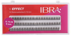 IBRA - V EFFECT B 10 FLARES EYELASH - 9mm
