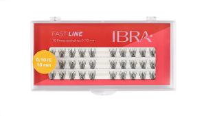 IBRA - FAST LINE TUFTS EYELASHES 0,10C - 10mm