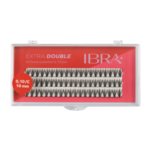IBRA - EXTRA DOUBLE FLARE EYELASH KNOT FREE - 10mm