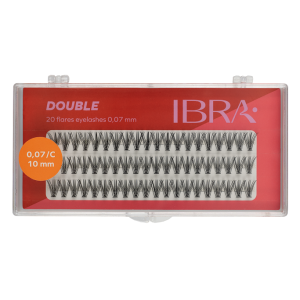 IBRA - DOUBLE FLARE EYELASH KNOT FREE - 10mm