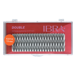 IBRA - DOUBLE FLARE EYELASH KNOT FREE - 13mm