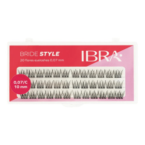 IBRA - BRIDE STYLE FLARE EYELASH KNOT FREE - 10mm