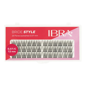 IBRA - BRIDE STYLE FLARE EYELASH KNOT FREE - 12mm
