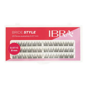 IBRA - BRIDE STYLE FLARE EYELASH KNOT FREE - 8mm