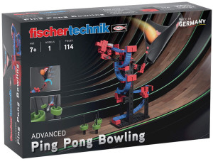 Fischertechnik klocki konstrukcyjne zbuduj grę ping pong bowling