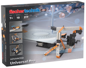 zestaw edukacyjny uniwersalny10 modeli 217 el. Fischertechnik Uniwersal Pro