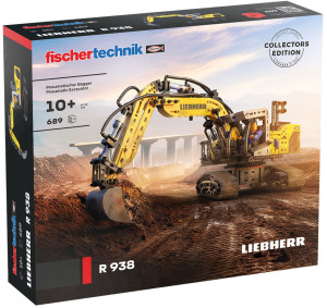 Fischertechnik klocki konstrukcyjne koparka 689 elementów