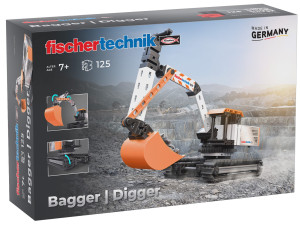 Fischertechnik klocki konstrukcyjne koparka 125 elementów