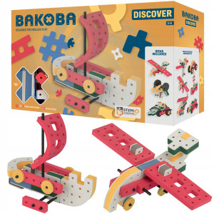 Klocki Piankowe dla Dzieci BAKOBA Discover Kreatywne STEM Miękkie Zestaw edu 38 elem